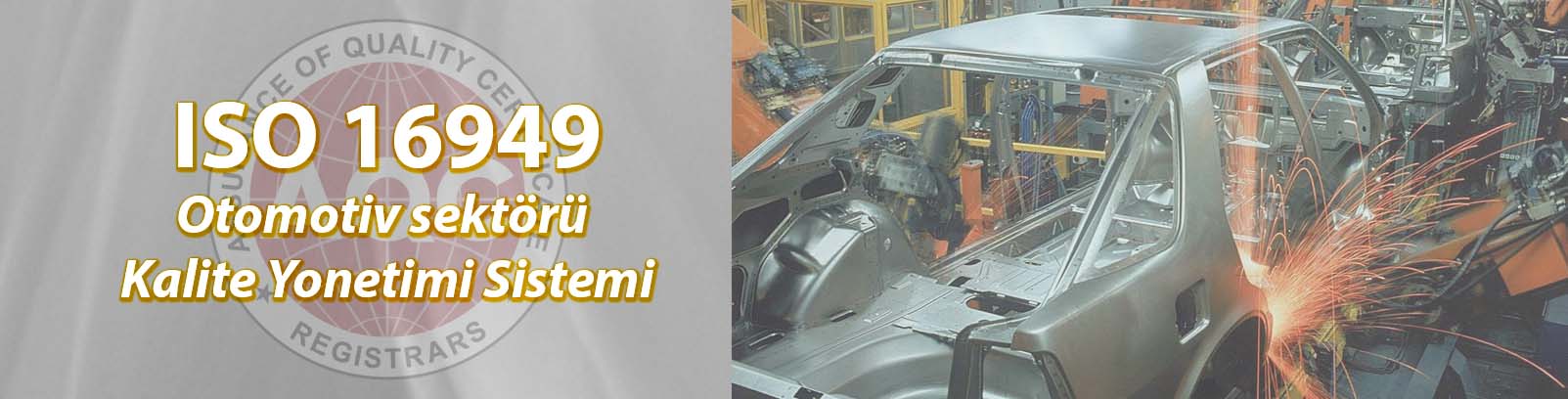 ISO 16949 Belgesi Banner